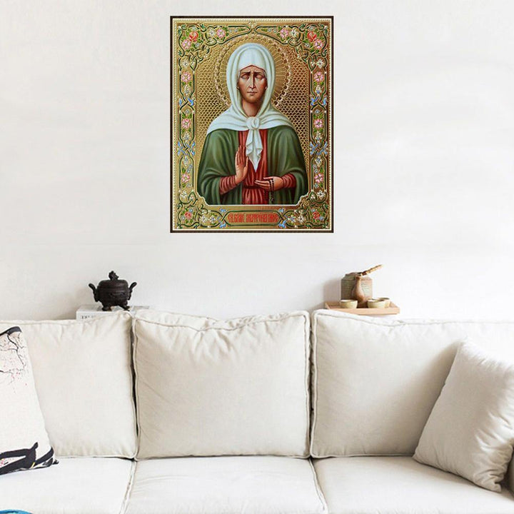 5D Holy Mother Pattern Diamond Painting Frameless Wall Art Hanging Home Decor - MRSLM