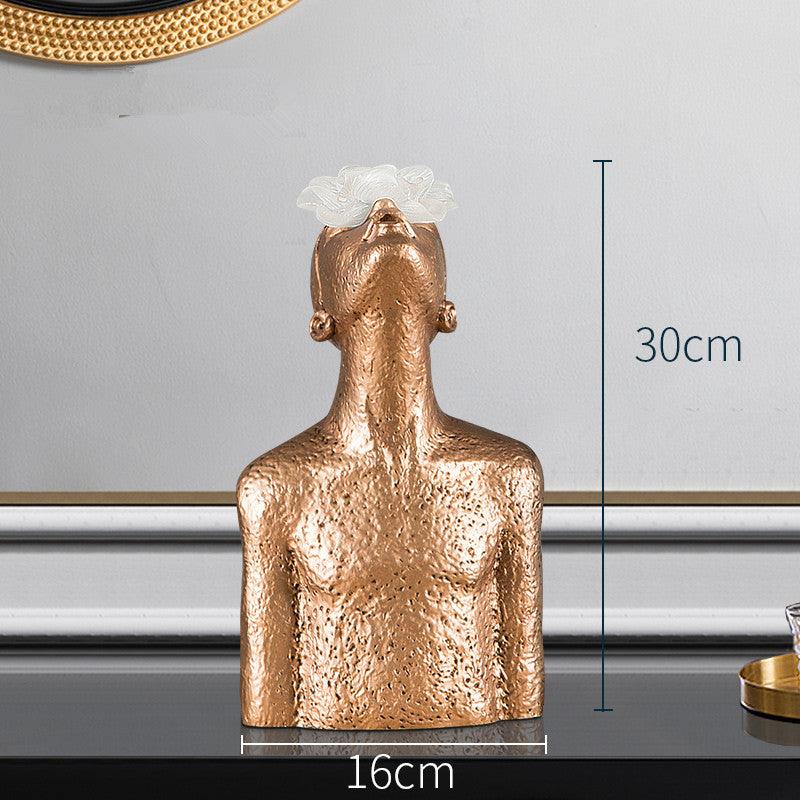 nordic resin figure sculpture, view 2 - MRSLM