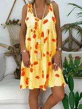 Flower vest camisole dress, view 4 - MRSLM