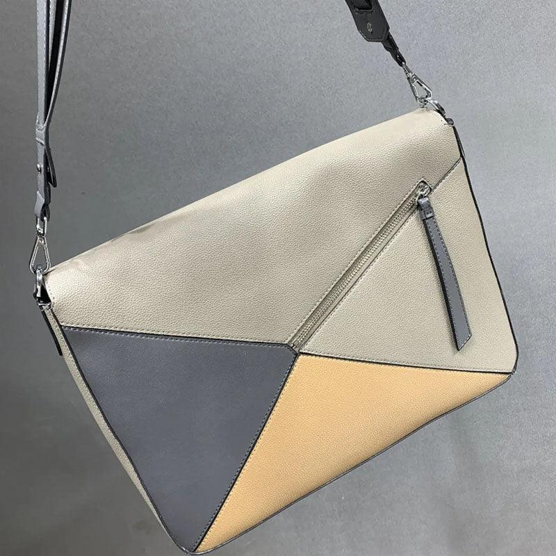 Color Matching One-shoulder Crossbody Bag