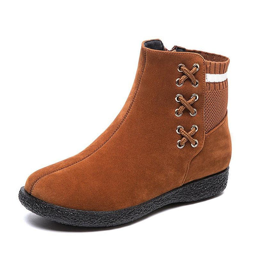 women's snow boots with wool lining, view 3 - MRSLM