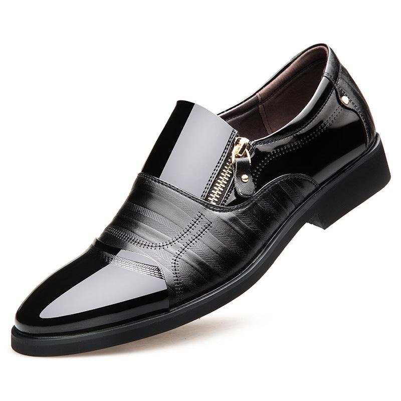 classic black oxford shoes, view 2 - MRSLM