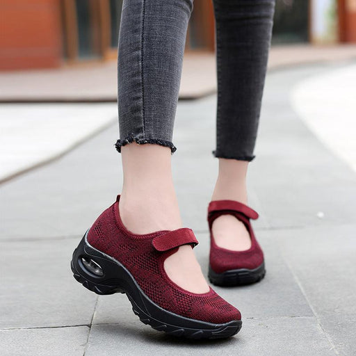 women's breathable flat walking shoes - MRSLM