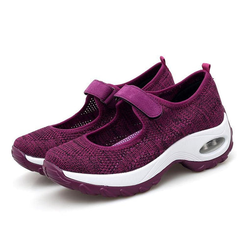 women's breathable flat walking shoes, view 4 - MRSLM