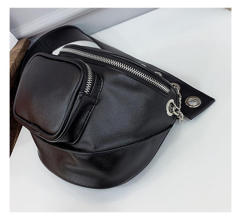 simple semicircle saddle bag, view 5 - MRSLM