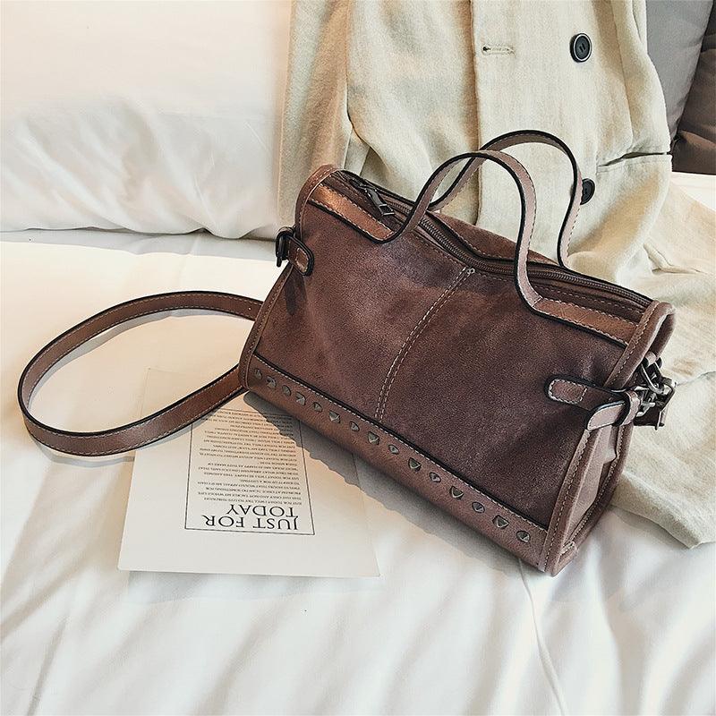 PU Boston shoulder bag, view 4 - MRSLM