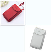 Women's PU leather phone crossbody bag, view 13 - MRSLM