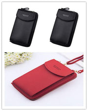 Women's PU leather phone crossbody bag, view 5 - MRSLM