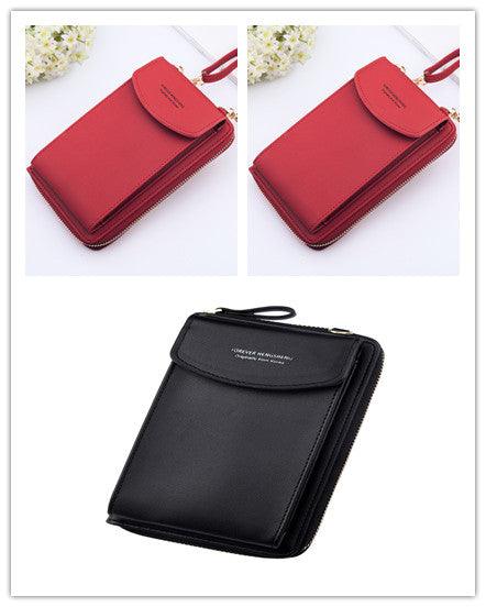 Women's PU leather phone crossbody bag, view 17 - MRSLM