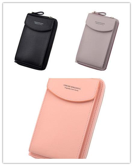 Women's PU leather phone crossbody bag, view 20 - MRSLM