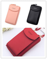 Women's PU leather phone crossbody bag, view 8 - MRSLM