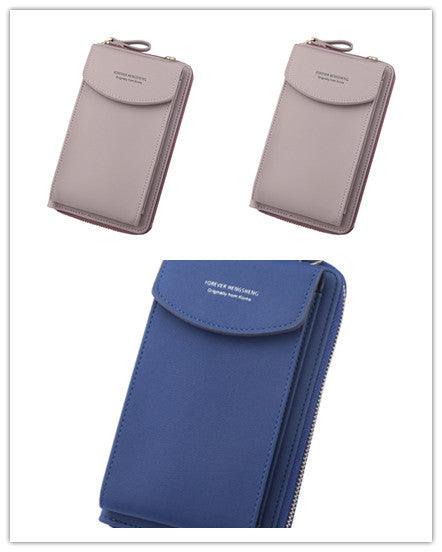 Women's PU leather phone crossbody bag, view 26 - MRSLM