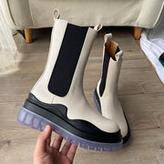 Women's platform Chelsea ankle boots, view 4 - MRSLM
