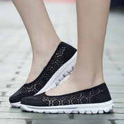 Women's cloth slip-on shoes, view 3 - MRSLM