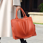 Large-capacity PU messenger bag, view 3 - MRSLM