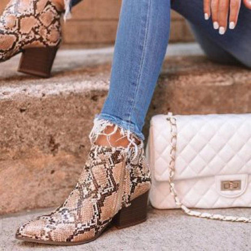 leopard print ankle boots, view 4 - MRSLM