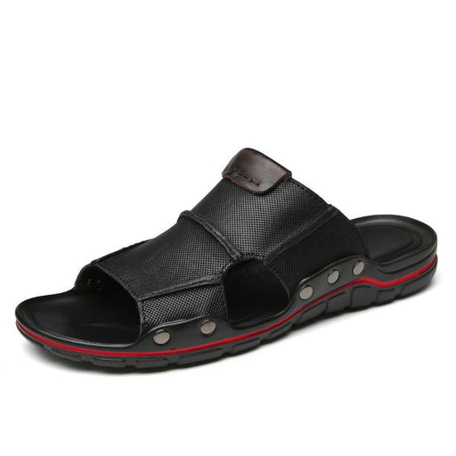 Soft sole leather flip flops - MRSLM