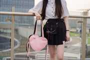 small heart-shaped messenger bag - MRSLM