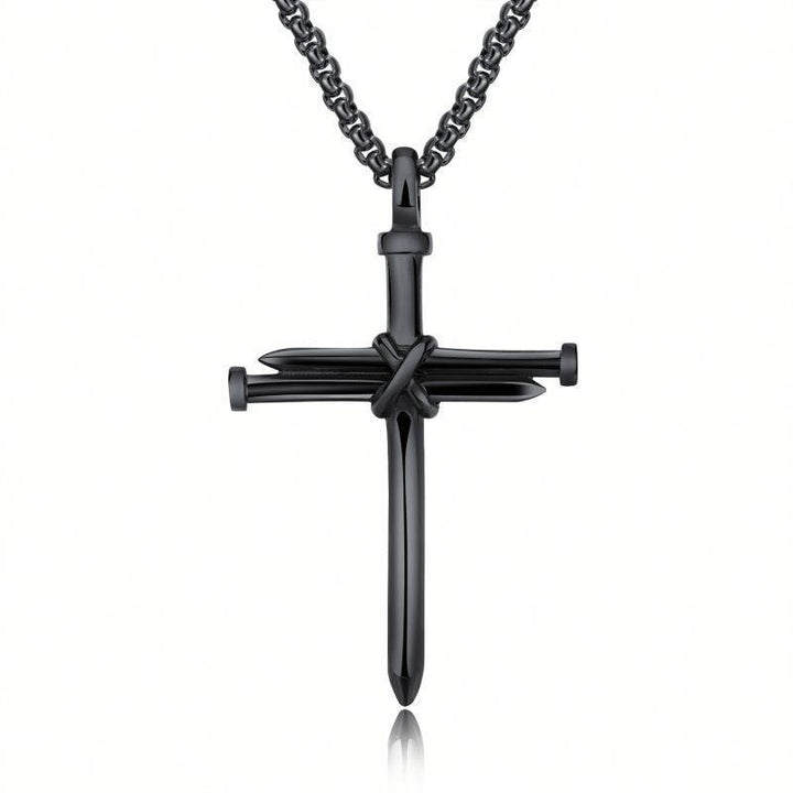 Stainless Steel Titanium Steel Alloy Nail Necklace - MRSLM