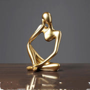 thinker resin figure, view 2 - MRSLM