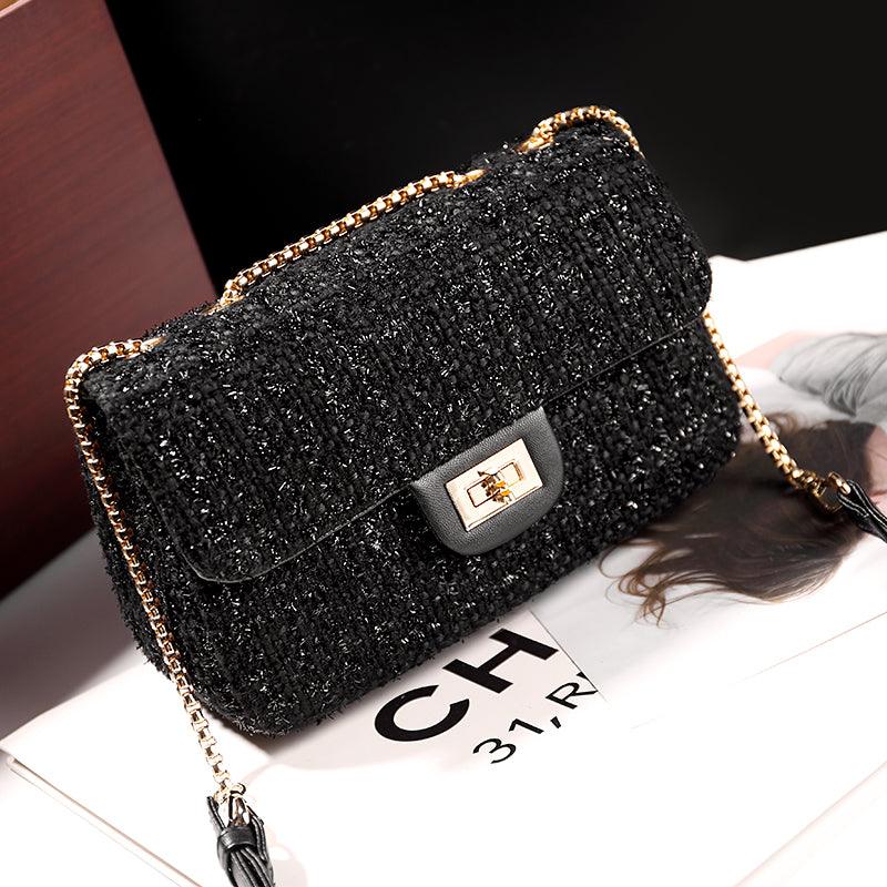 small square chain shoulder bag, view 5 - MRSLM