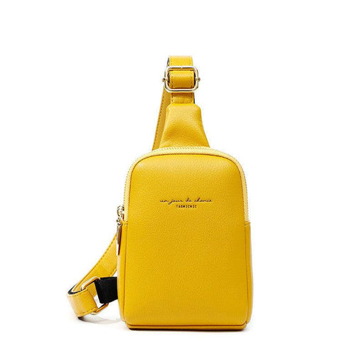 Women's PU crossbody chest bag - MRSLM