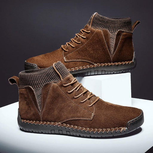 Men's winter high-top lace-up boots - MRSLM