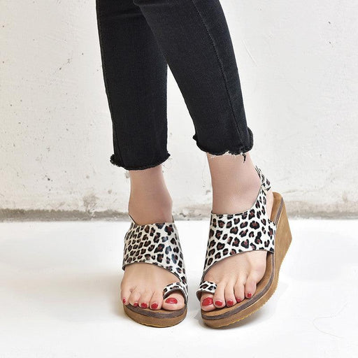 plus size wedge sandals, view 5 - MRSLM