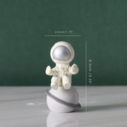 Astronaut resin ornament, view 5 - MRSLM