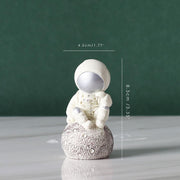 Astronaut resin ornament, view 9 - MRSLM