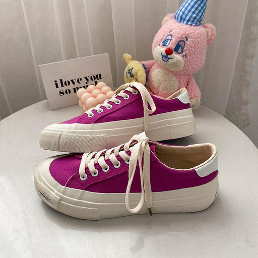 women's low-top canvas shoes, view 7 - MRSLM