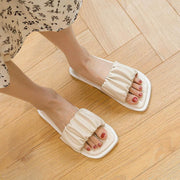 soft bottom flat rivet beach slippers, view 2 - MRSLM