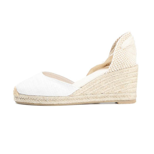 Hemp rope wedge platform sandals - MRSLM
