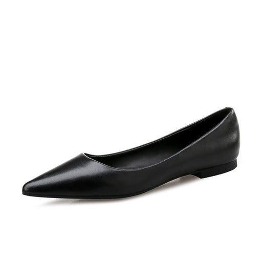 Women's suede flat-heel shoes - MRSLM