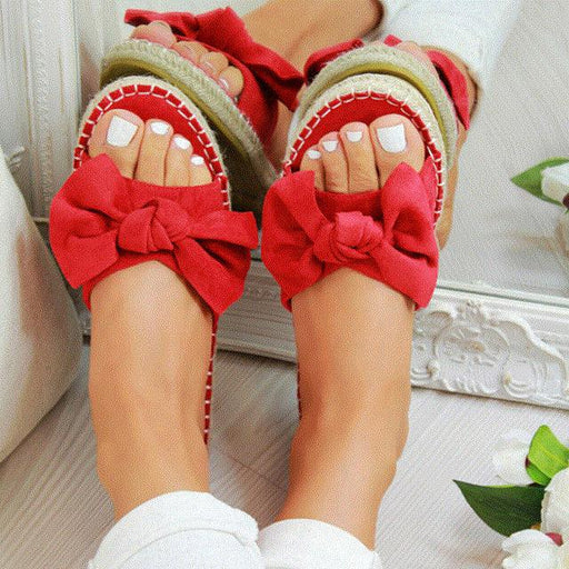 Flat slide slippers with EVA sole, view 3 - MRSLM
