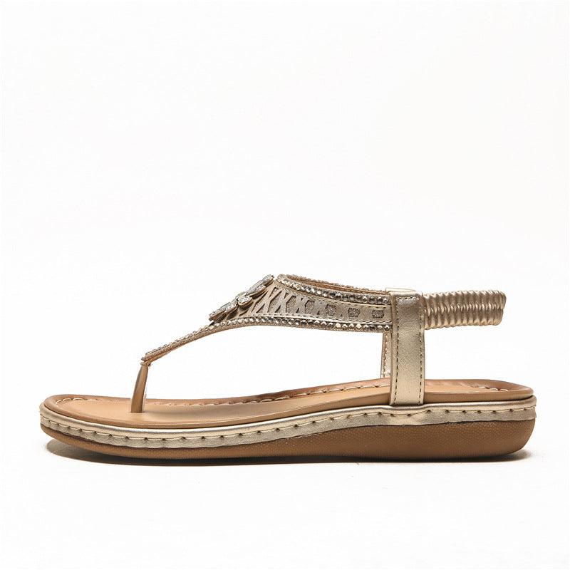 Women's flat flip flops, view 8 - MRSLM