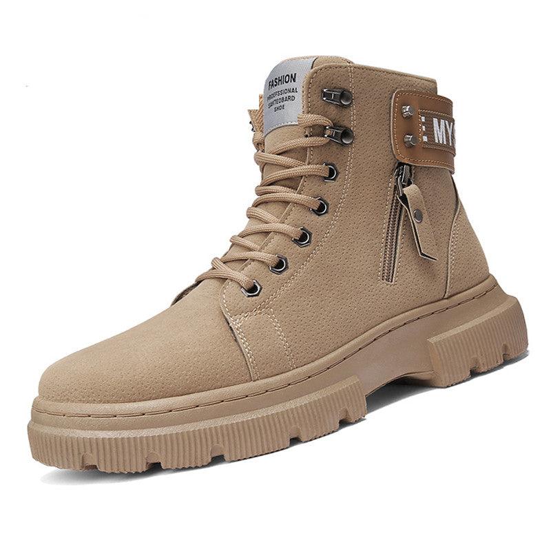 Men's retro high-top tooling boots - MRSLM