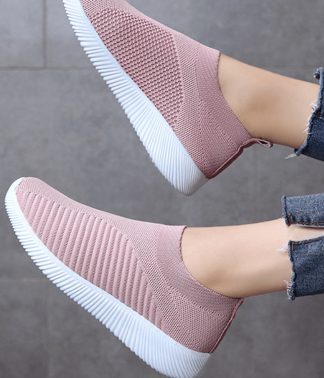 2021 winter new casual knitted socks shoes flat sports shoes - MRSLM