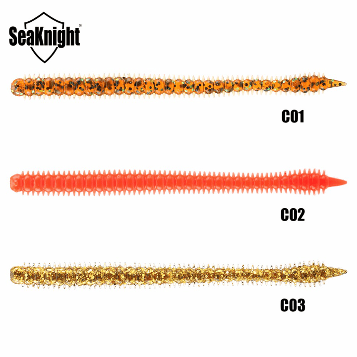 Seaknight SL009 8Pcs/Bag 3.6G 130Mm/5.1In Silicone Soft Fishing Lure Earthworm Centipede Worm Lure - MRSLM