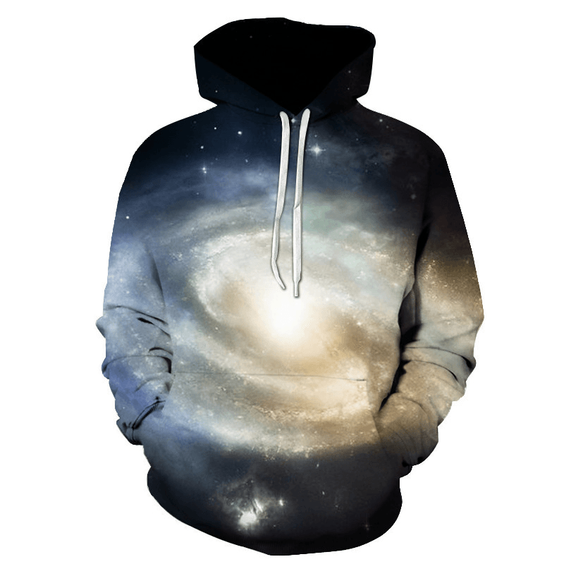 3D Digital Printing Pattern Men'S Hooded Sweatshirt - MRSLM