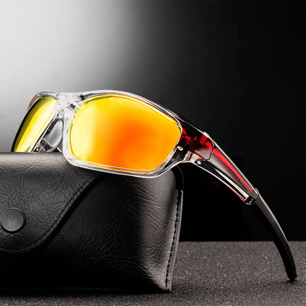 Men Full Frame Polarized UV Protection Outdoor Sports Night Vision Sunglasses - MRSLM