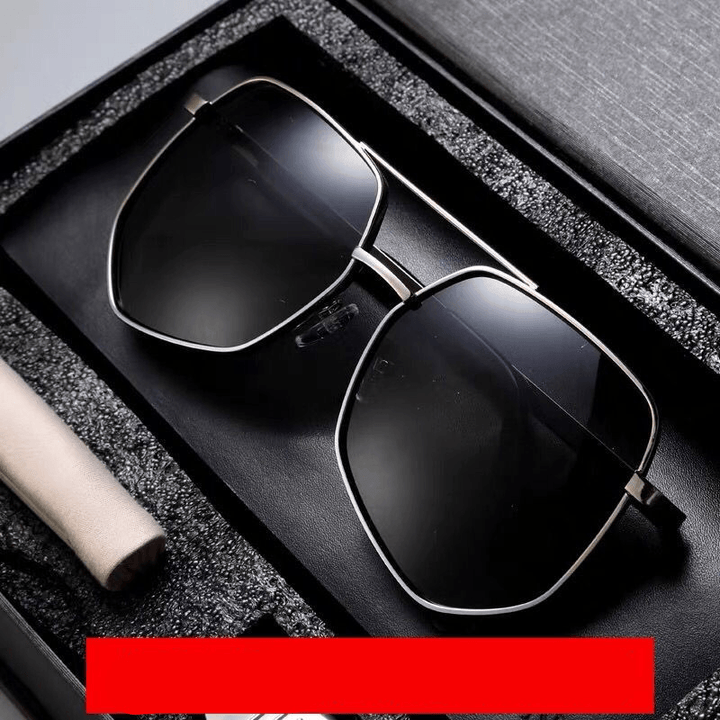 Trend Eye Men'S Polarized Sunglasses Driving Special Day and Night Net Red Glasses - MRSLM