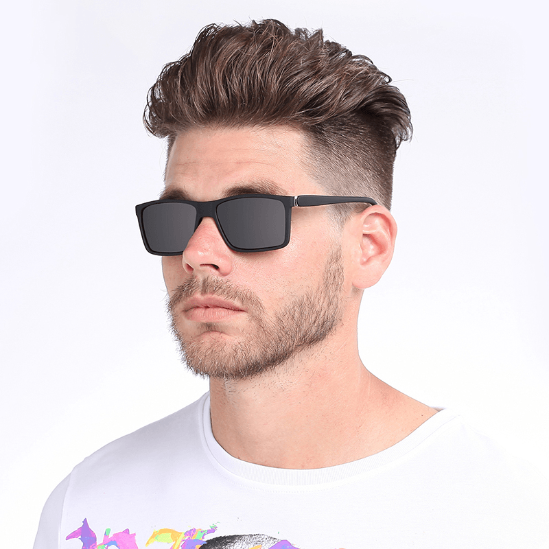Men Women Summer Square Retro UV400 Polarized Sunglasses - MRSLM