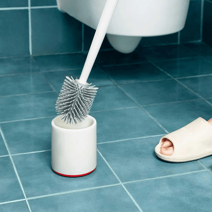 Xiaomi YB-05 Upright Storage Toilet Brush Cleaning Brush High TPR Soft Rubber PP Plastic Brush for Bathroom Toilet Floor from Xiaomi Youpin - MRSLM