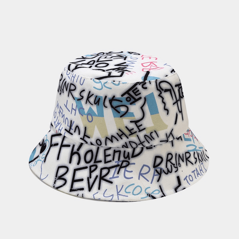 Creative Graffiti Alphabet Fisherman Hat - MRSLM