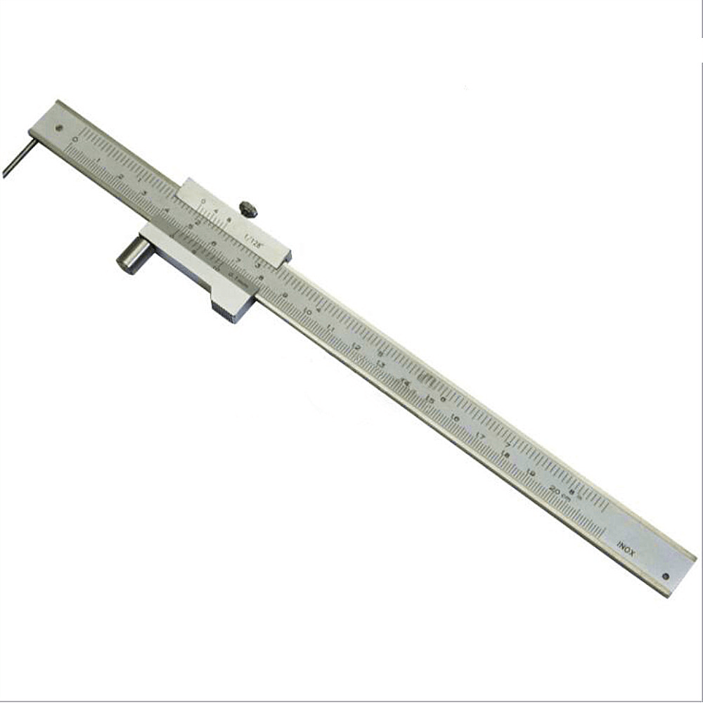 0-200Mm Marking Vernier Caliper with Carbide Scriber Parallel Marking Gauging Ruler Measuring Instrument Tool - MRSLM