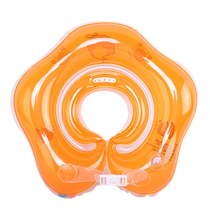 Swimming Baby Accessories Neck Ring Tube Safety Infant Float Circle for Bathing Inflatable Flamingo Inflatable Water - MRSLM