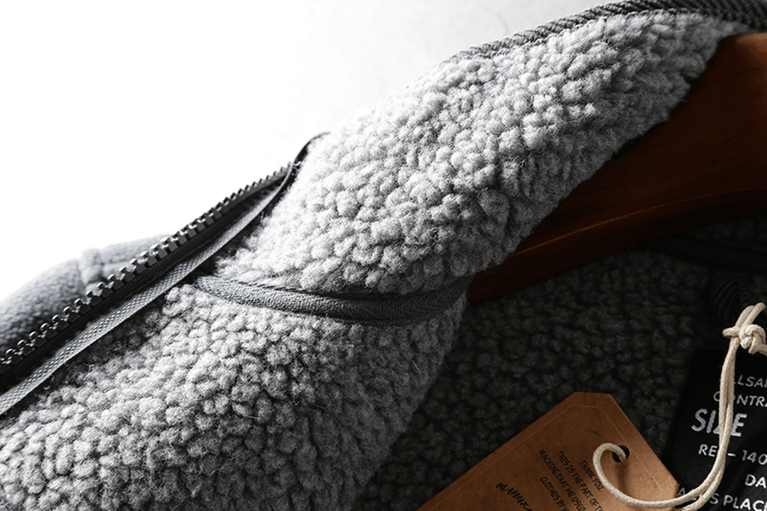 Outdoor Warm Fleece Soft Shell Cotton Coat Lamb Wool Outer - MRSLM