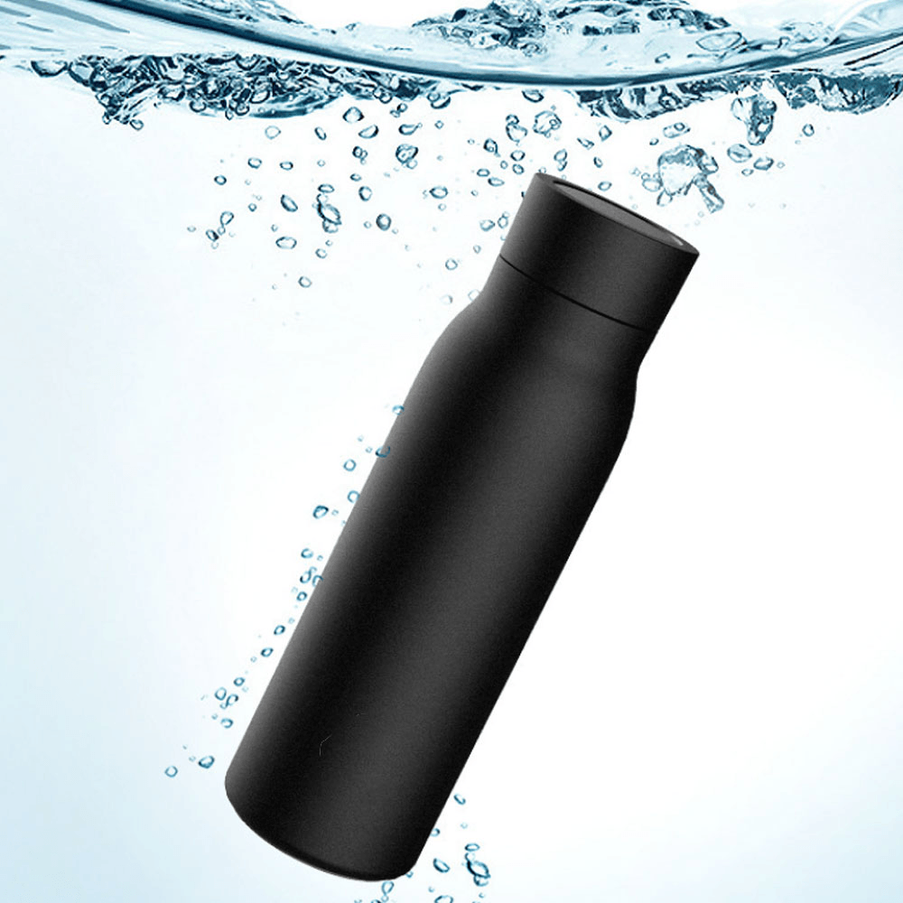 Ideaman 400Ml Thermos LCD Temperature Display Stainless Steel Insulated Cup Vacuum Water Bottle Camping Travel - MRSLM