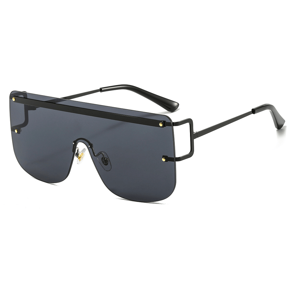 New European and American Cross-Border Frameless One-Piece Sunglasses - MRSLM